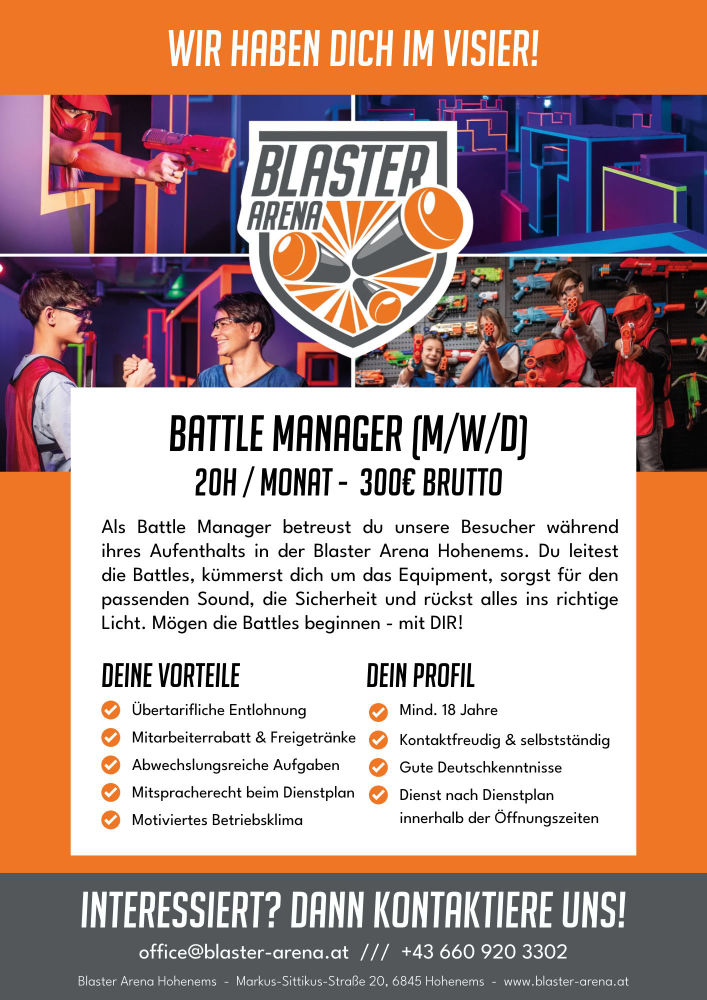 Jobanzeige Battle Manager 2026